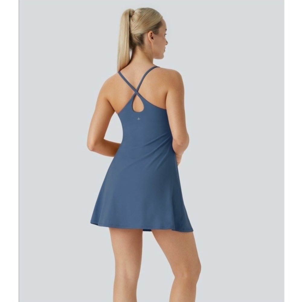 Halara Softlyzero Plush Backless Active Dress W/ … - image 2